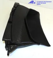 14-UP C7 Corvette Stingray, Z06, GS, Carbon Fiber Hood Airvent Extension (under the hood)